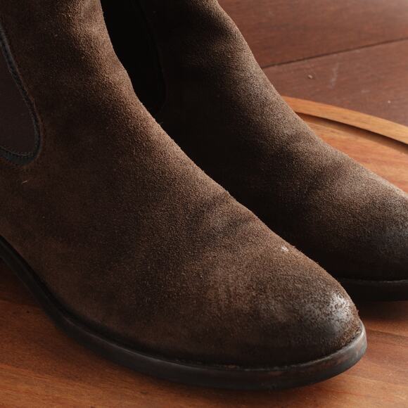 Thursday Boot Company Womens SZ 8.5 Brown Duchess Chelsea Suede Pull On Western - Picture 5 of 15